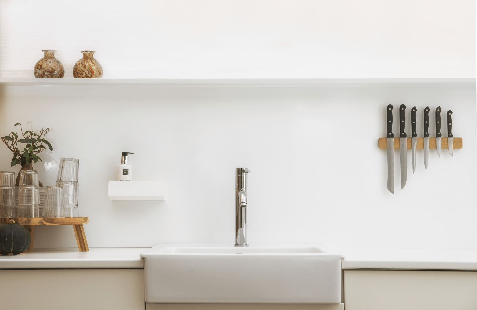 Handige messenhouder